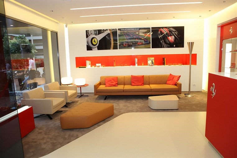Ferrari Showroom Opening in Verdun